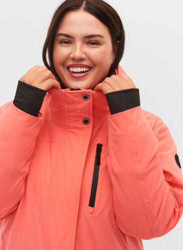 Skijakke med justerbar bunn og hette, Dubarry, Model image number 2