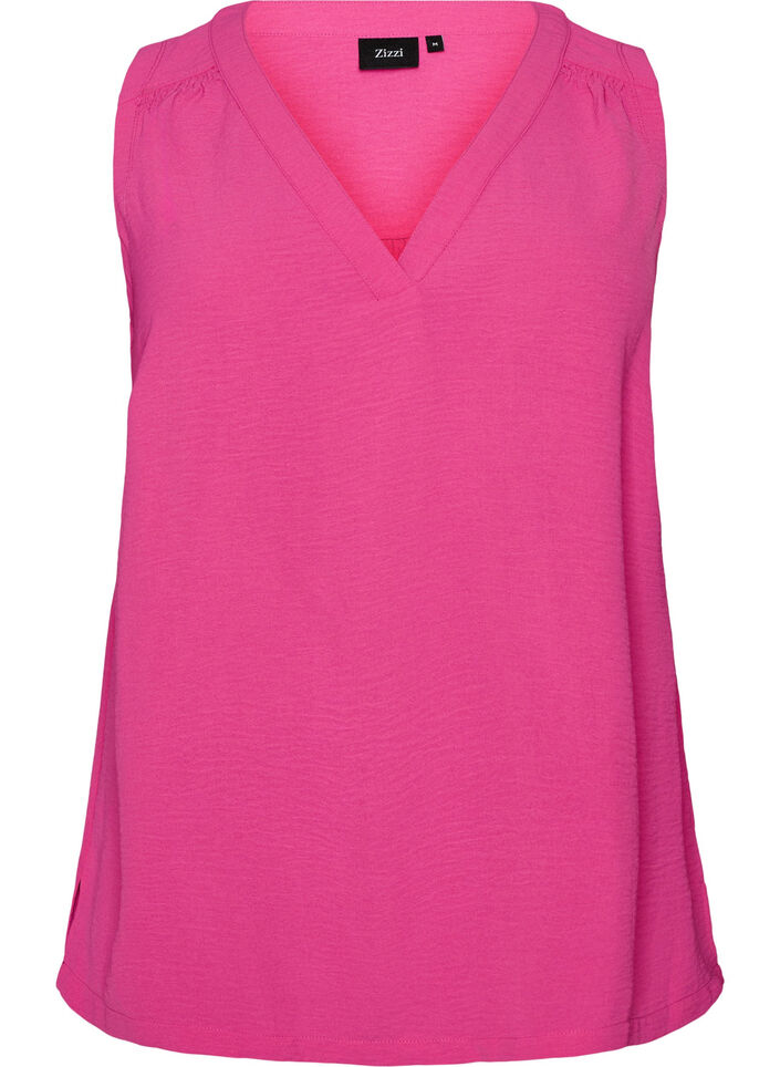 Ermel&oslash;s overdel med rynkedetaljer, Rosa, Packshot image number 0