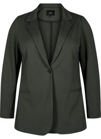 Enkel blazer med knappelukking