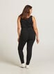 Slim fit bukser med lommer, Svart, Model image number 2