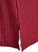 Lang stripet skjorte med knappedetalj bak, Rød, Packshot image number 3
