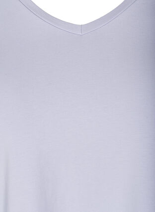 Basis T-skjorte med V-hals, Cosmic Sky, Packshot image number 2