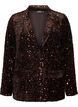 Paljettblazer, Brun, Packshot image number 0