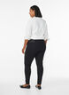 Leggings med bred strikk i livet, Svart, Model image number 1