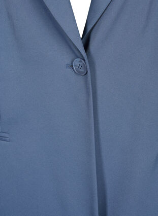 FLASH - Enkel blazer med knapp, Vintage Indigo, Packshot image number 2