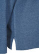 Strikkegenser med V-hals, Bering S. White Mel., Packshot image number 3