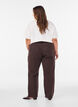 Fargede Kiana straight fit jeans, Brun, Model image number 1