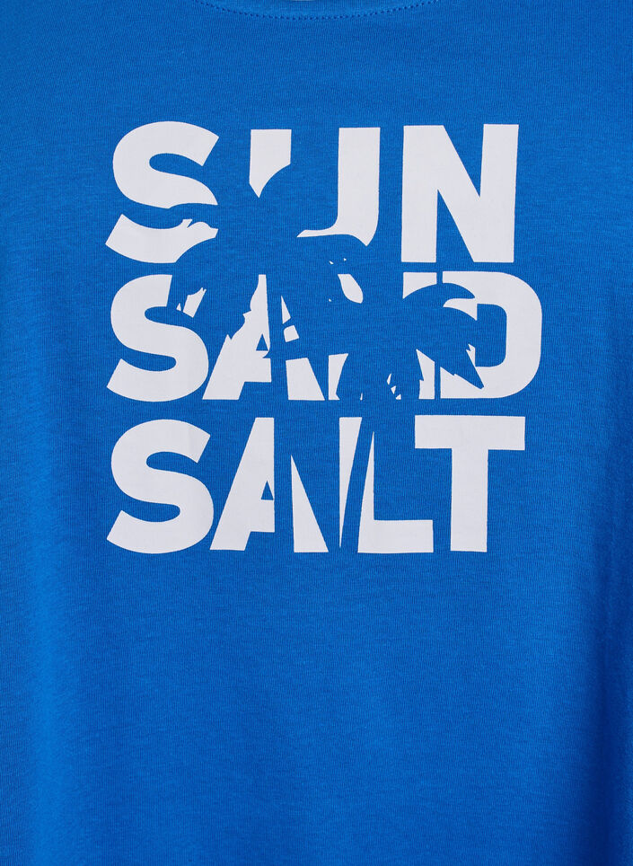 Bomullstopp med A-form, Bl&aring;, Packshot image number 2