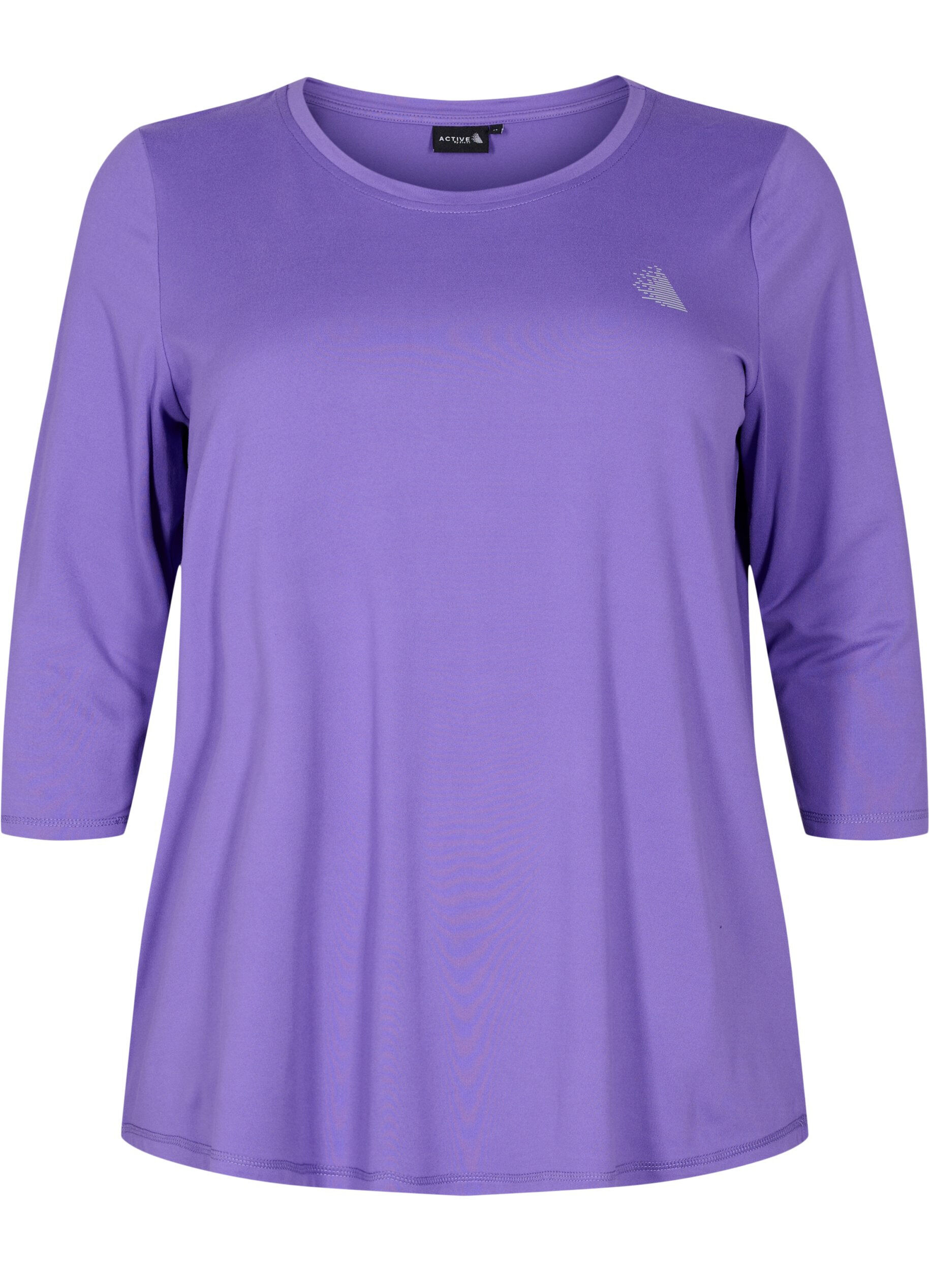 ZizziTreningsgenser med 3/4-ermer, Lilla, Packshot image number 0