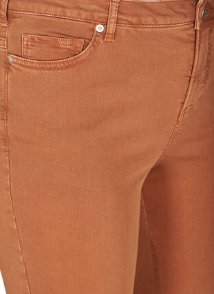 Super slim Amy jeans med høyt liv, Brown ASS, Packshot image number 2