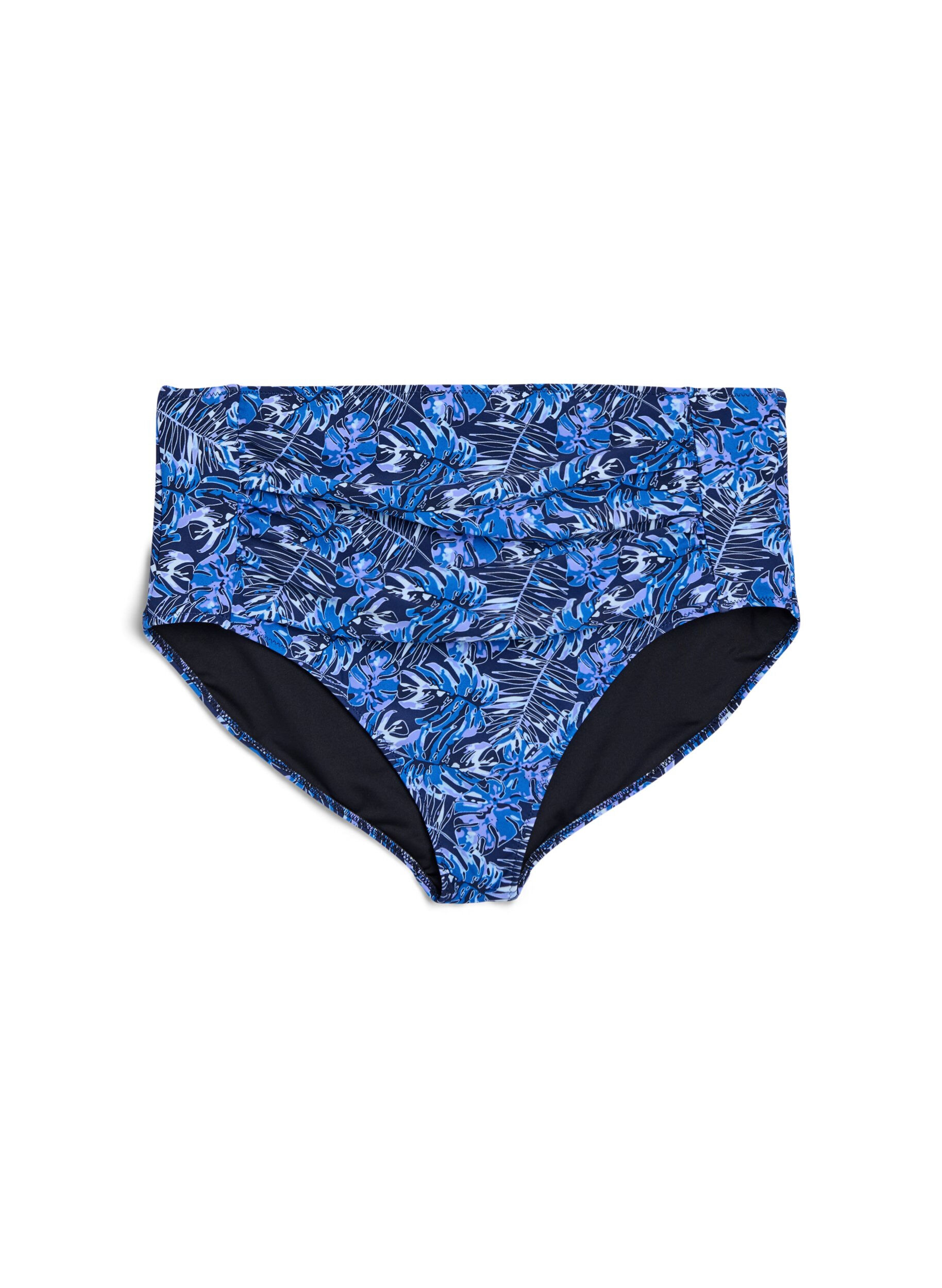 H&oslash;ytlivs bikinitruse med m&oslash;nster