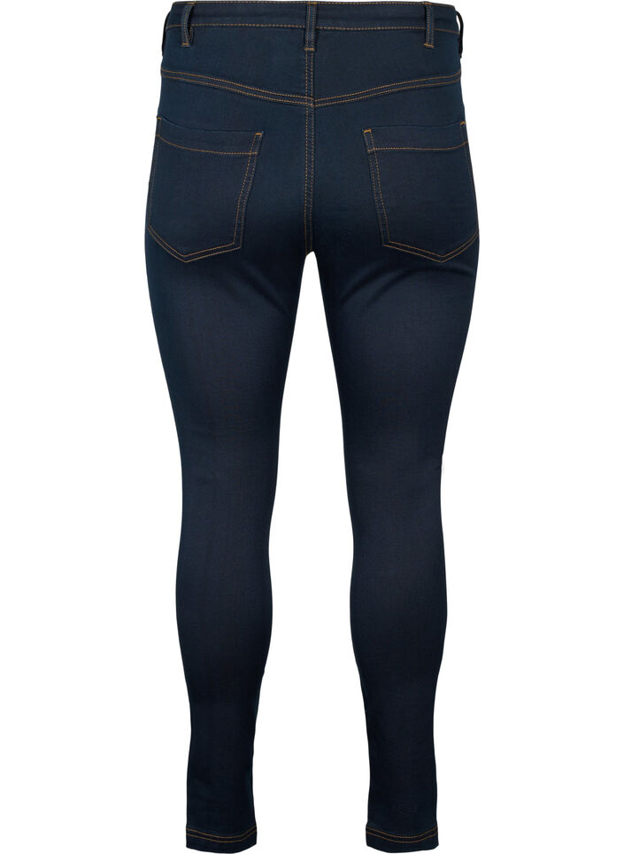 Super slim Amy jeans med h&oslash;yt liv, Tobacco Un, Packshot image number 1
