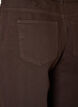 Fargede Kiana straight fit jeans, Brun, Packshot image number 3