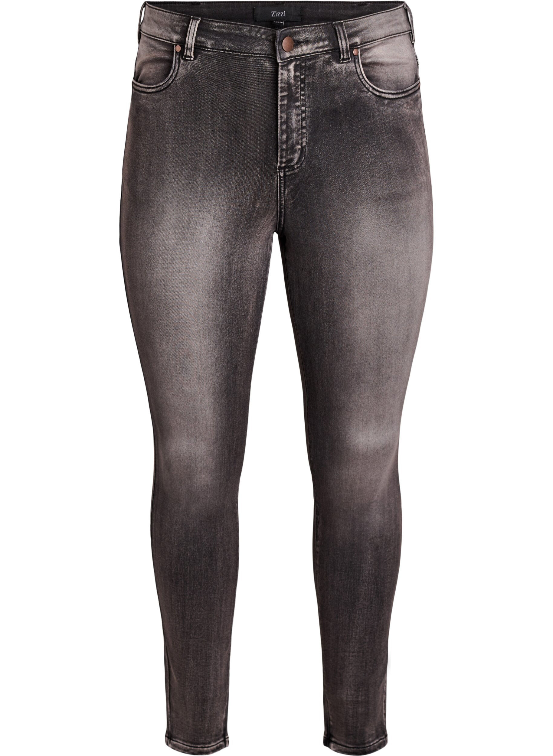 Super slim Amy jeans med h&oslash;y midje