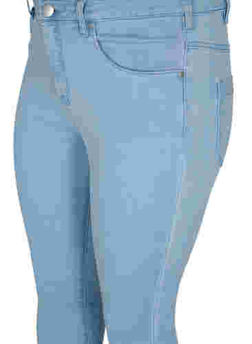 Super slim Amy jeans med høyt liv, Ex Lt Blue, Packshot image number 2