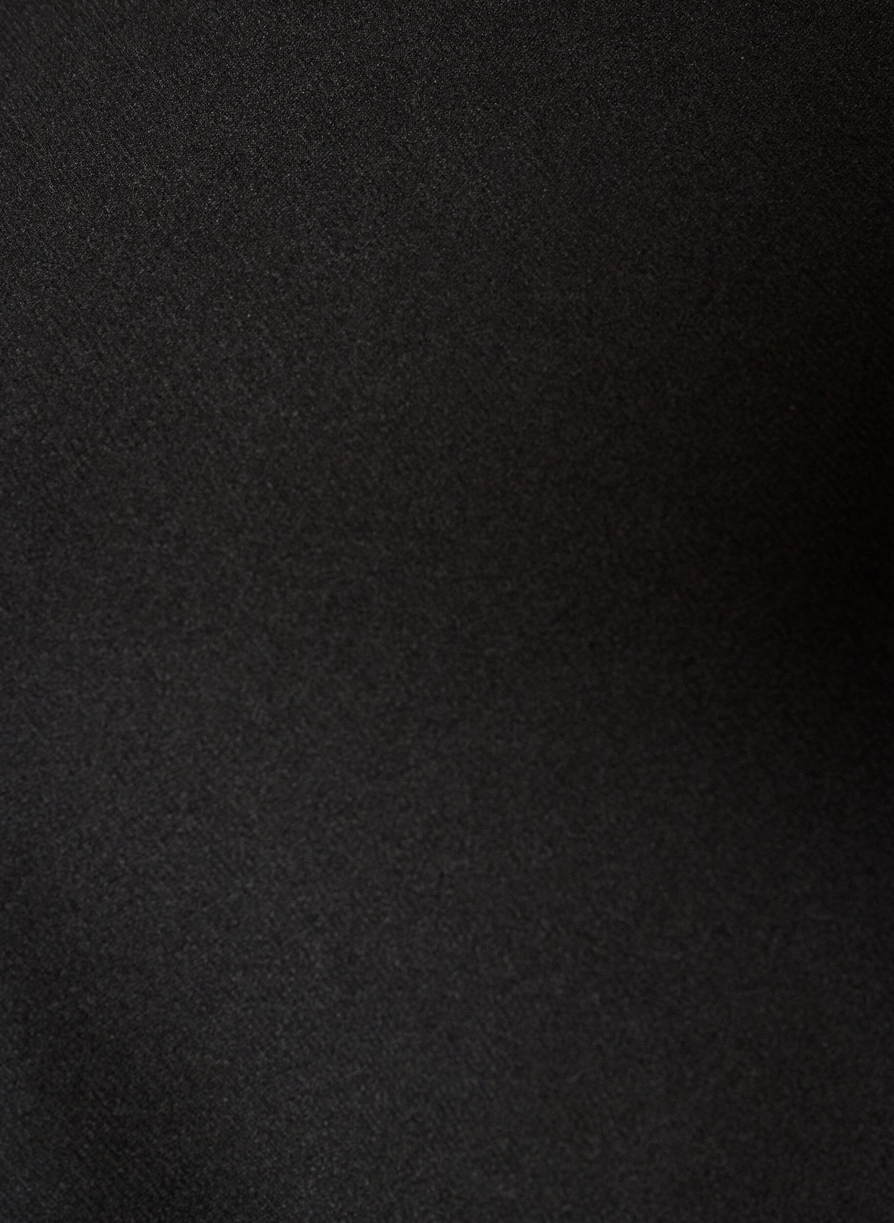 ZizziBluse med asymmetrisk drapering og 3/4-ermer, Svart, Packshot image number 2