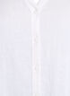 Lang skjorte i lin og viskose, Hvit, Packshot image number 2
