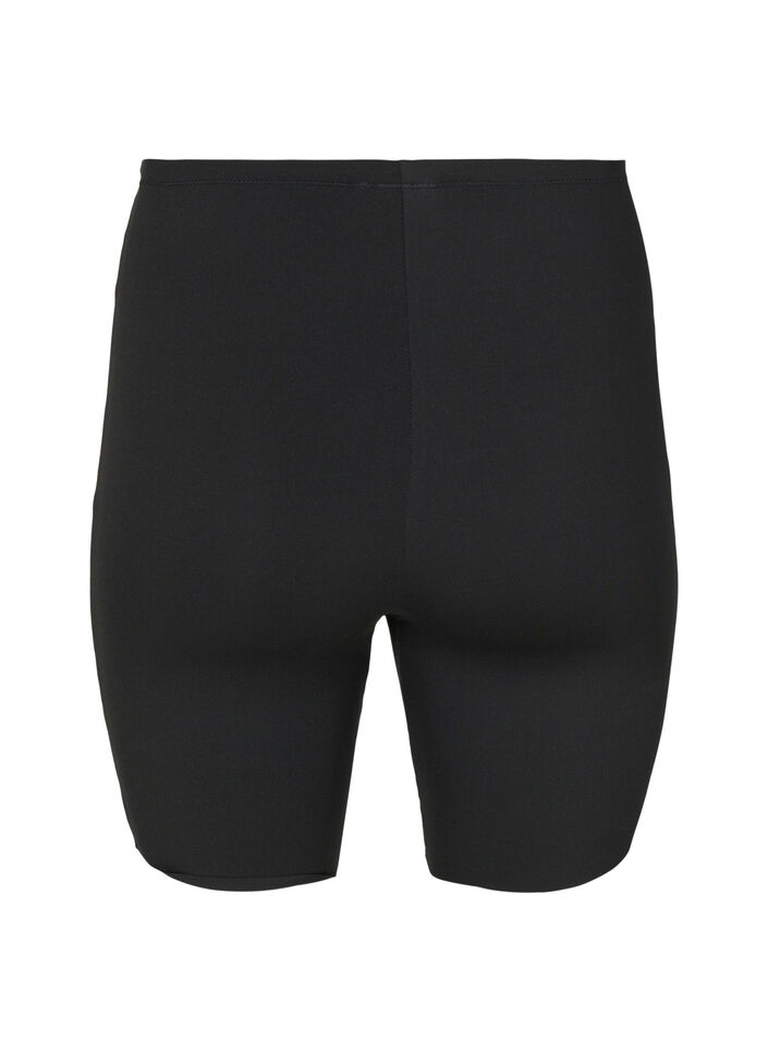 Light shapewear shorts med høyt liv, Black, Packshot