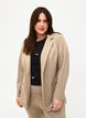 Enkel blazer med knappelukking, Beige, Model image number 0
