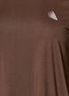 Treningsgenser med 3/4-ermer, Brun, Packshot image number 2
