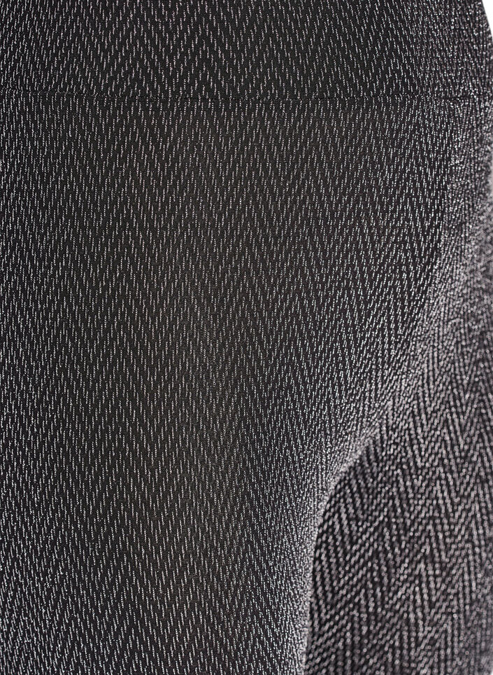 Glittermønstrede leggings, Svart, Packshot image number 2