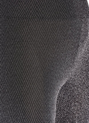 Zizzi Glittermønstrede leggings, Svart, Packshot image number 2