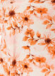 Kortermet bomullskjole med trykk, Orange, Packshot image number 2
