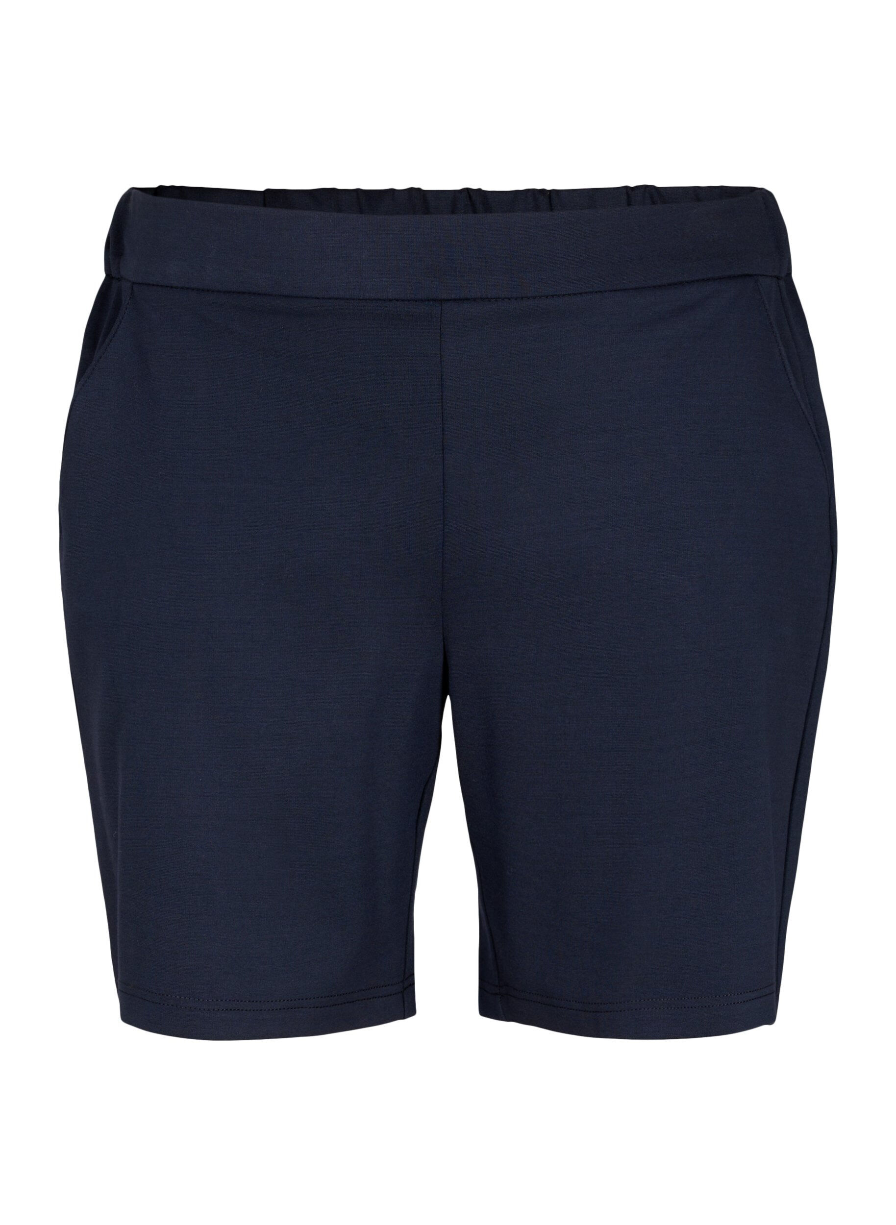 Zizzi Maddison shorts med regular fit, Night Sky, Packshot image number 0