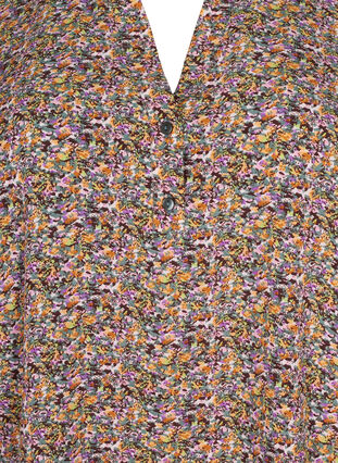 FLASH - Langermet bluse med mønster, Multi Ditsy, Packshot image number 2