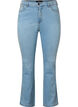 Ellen bootcut jeans med høyt liv, Blå, Packshot image number 0