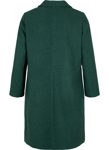 Kåpe med knapper og lommer, Trekking Green Mel, Packshot image number 1