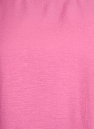 Zizzi Bluse med korte, vide ermer, Rosa, Packshot image number 2