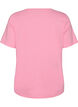 T-skjorte med trykk, Rosa, Packshot image number 1