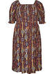 Sommerkjole i viskose med paisley-trykk, Lilla, Packshot image number 0