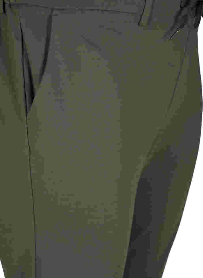 Cropped bukser med lommer, Thyme, Packshot image number 2