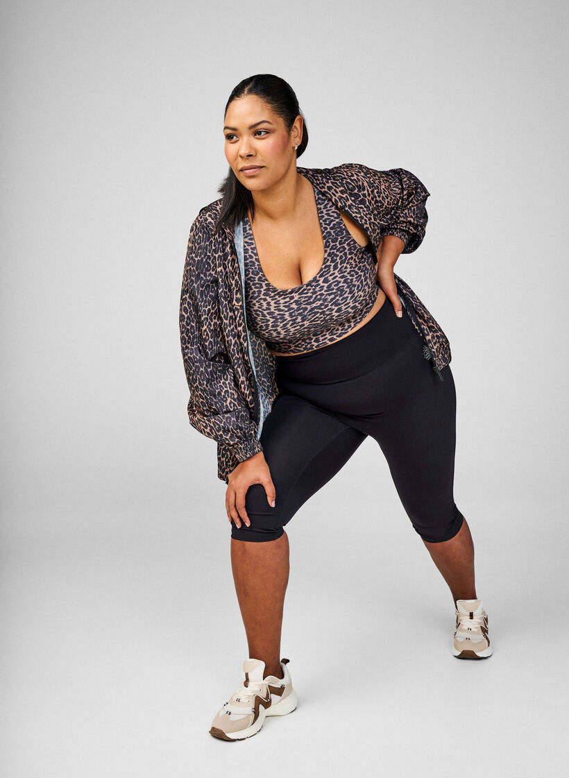 CORE, Squatsikre 3/4 treningsleggings med lomme, Black, Image