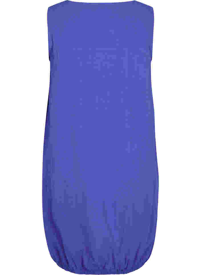 Bomullskjole uten ermer, Dazzling Blue, Packshot image number 1