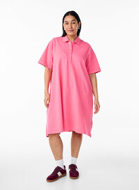 Kort A-formet polokjole, Rosa Kort A-formet polokjole, Rosa, Model