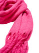 Myk skjerf med frynser, Rosa, Packshot image number 1