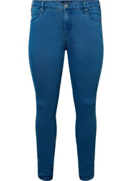 Super slim Amy jeans med høyt liv, Mid Blue