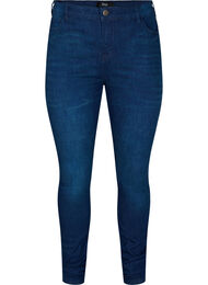 Super slim Amy jeans med høyt liv, Dark blue