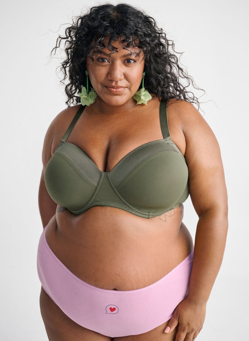 7-pack hipstertruse med vanlig midje, Lilla, Image image number 0