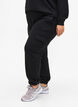 Joggebukse med cargo-lommer, Black, Model image number 0