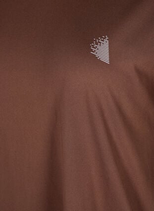 Kortermet trenings-T-skjorte, Chocolate Martini, Packshot image number 2