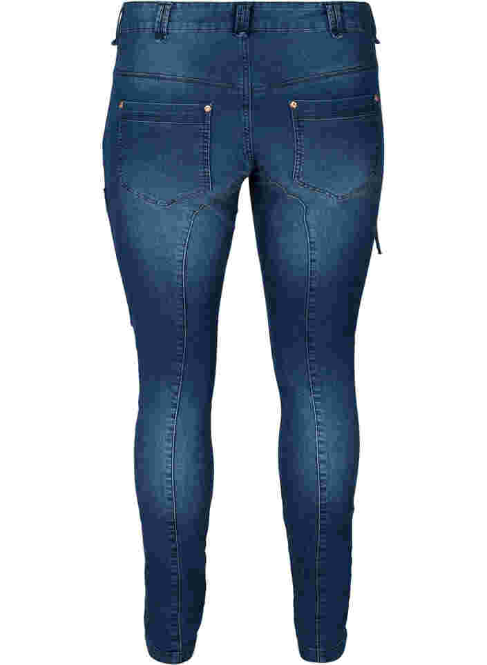 Sanna jeans, Dark blue denim, Packshot image number 1