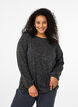 FLASH - Jerseybluse med lange ermer, Grå, Model image number 0
