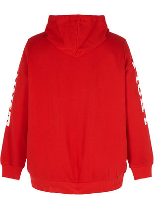 Sweatshirt , High Risk Red, Packshot image number 1