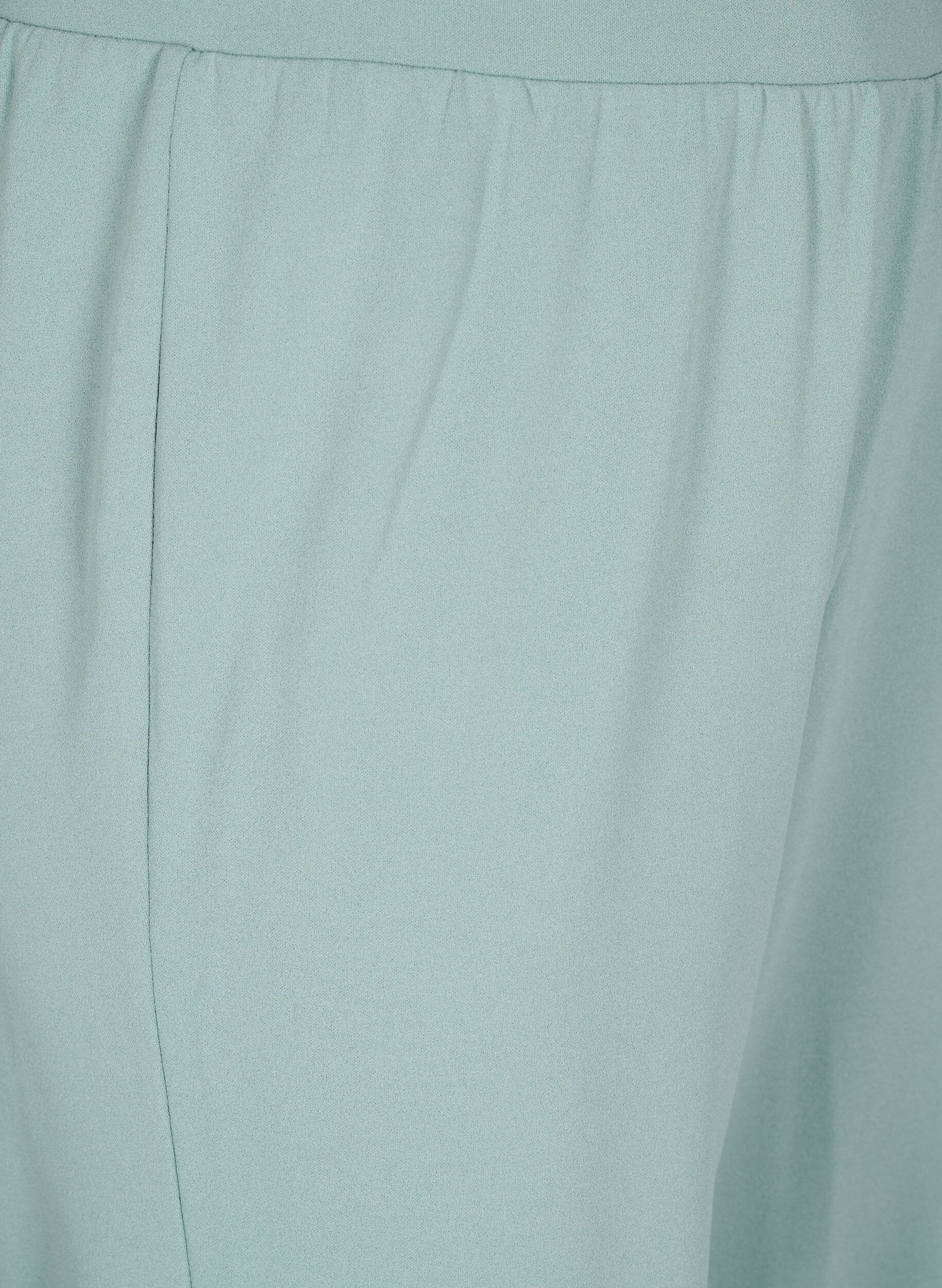 Zizzi Bukser med rett passform, Gr&oslash;nn, Packshot image number 2