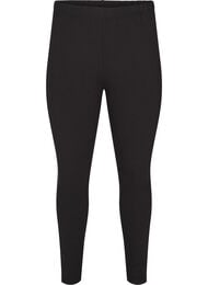 Fôret tights i bomull, Svart