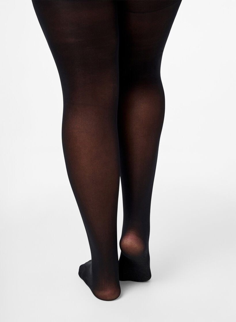 Str&oslash;mpebukser 60 denier med push-up og shape-effekt, Svart, Model image number 4